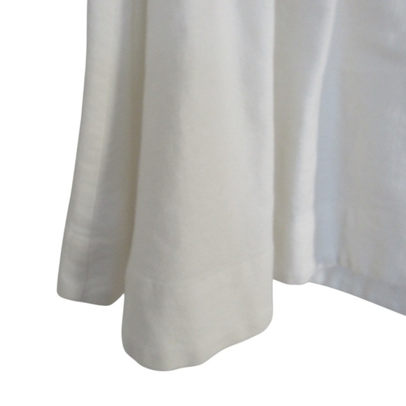 IRO Jeans Altea Faux Wrap Mini Skirt Size 36 Small White Ruffled Classic Flirty - Picture 4 of 8